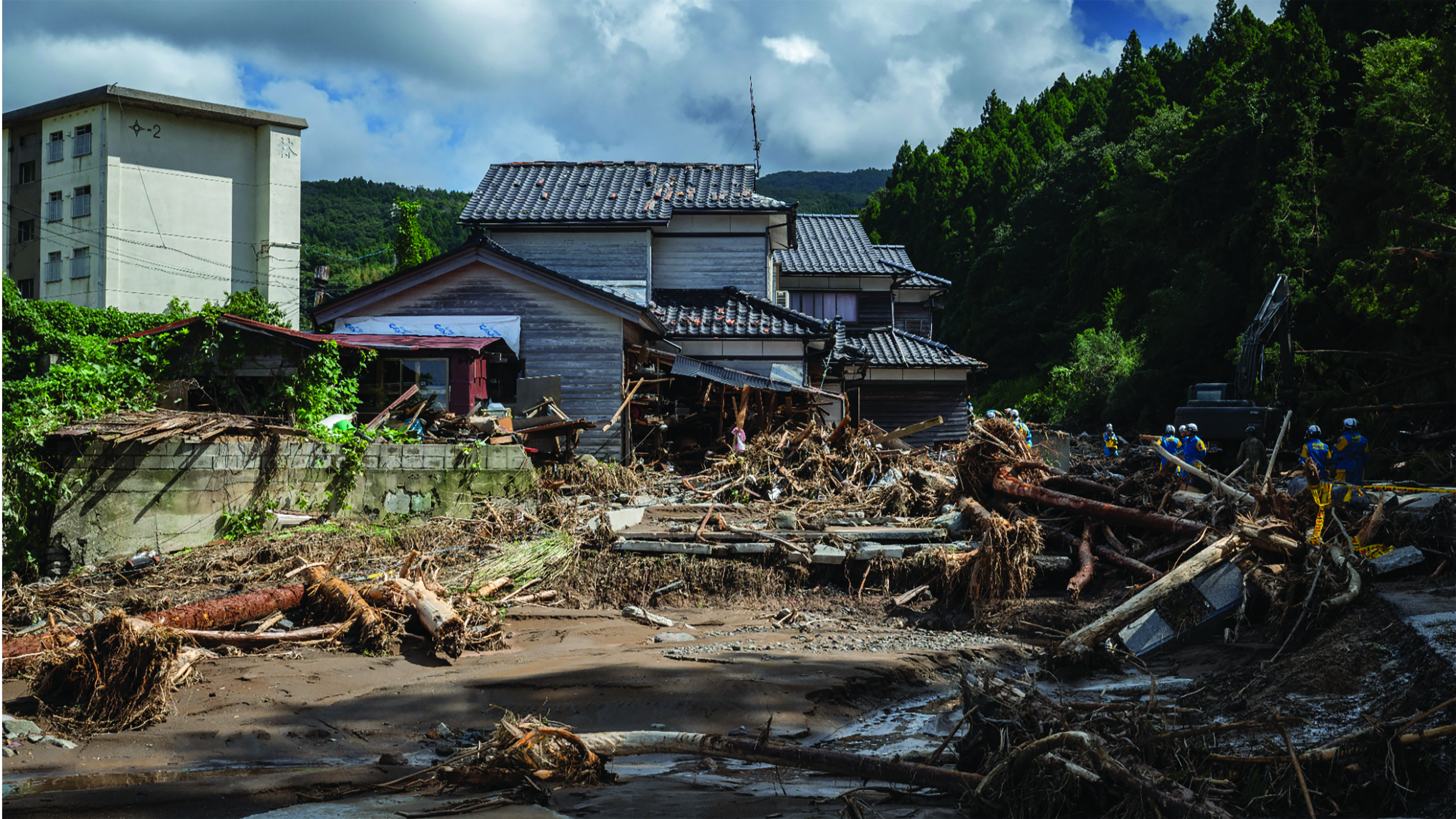 Structural collapse in the Noto Peninsula